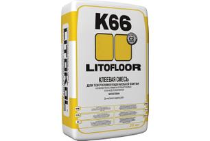 LITOFLOOR K66 клеевая смесь 25kg