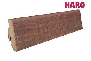 Плинтус ламинированный HARO TRITTY 100 Gran Via 4V Итальянский Орех, 19х58х2200 мм, (10 шт./уп.)
