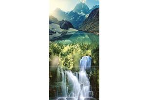 Waterfall mountains P3D259 Панно из 3-х плиток 30х60