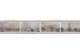 Ньюпорт Бордюр Корабли коричневый STG\A209\15010 40х7,2