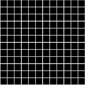 Темари черный матовый мозаика 20071  29,8х29,8