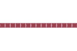 Stripes Бордюр бусинка бордовый 1,3х20