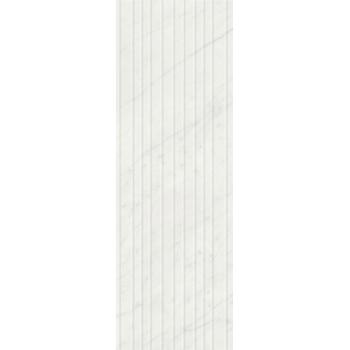 Борсари Плитка настенная белый структура обрезной 12102R 25х75