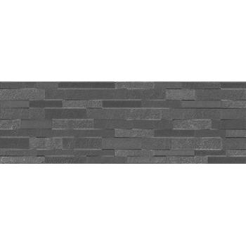 Гренель Плитка настенная серый темный структура обрезной 13055R 30х89,5