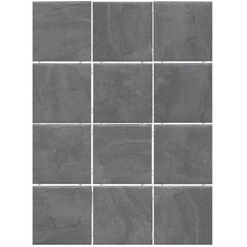 Дегре Плитка настенная серый темный 1300H 9,8х9,8 (полотно 29,8х39,8)