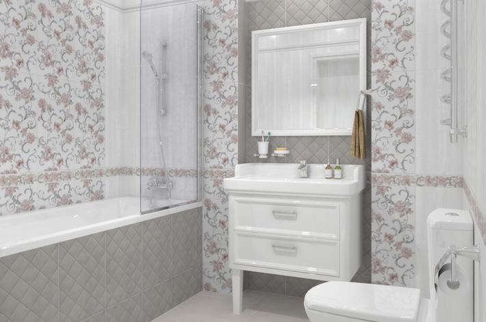 Дизайн ванной комнаты плиткой Керама Марацци (44 фото)