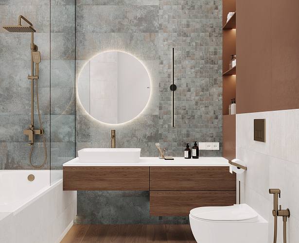 Betone grey Мозаика LPD2MSA003BR 30х30 матовый