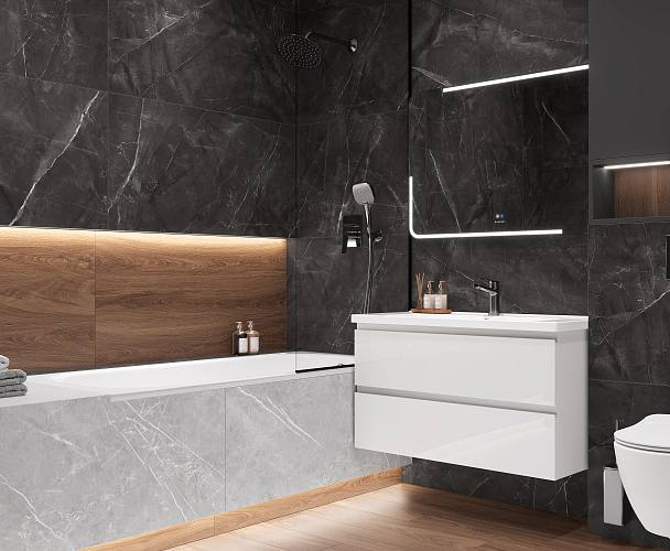Timeless Grigio Керамогранит серый LP6060G0031R 59,5х59,5 матовый карвинг