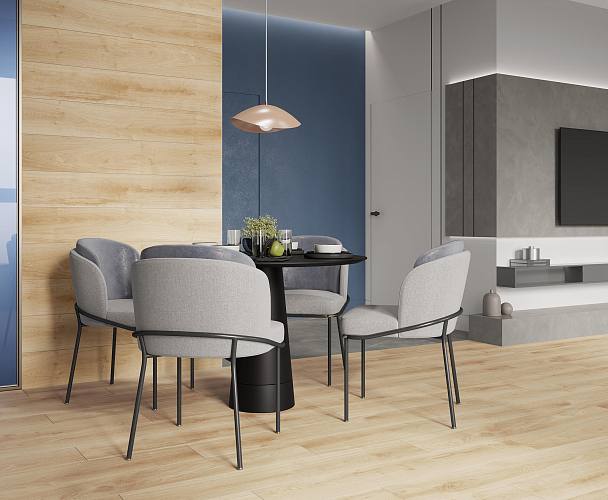 Latina Miele Керамогранит светло-бежевый 20х120 Матовый Структурный