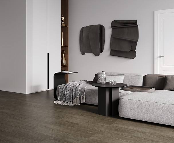 Malva Taupe Керамогранит серо-коричневый K948003R0001LPEB 20х120 структурный