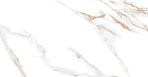 Calacatta Sharp Gold Керамогранит белый 60х60 Полированный_9
