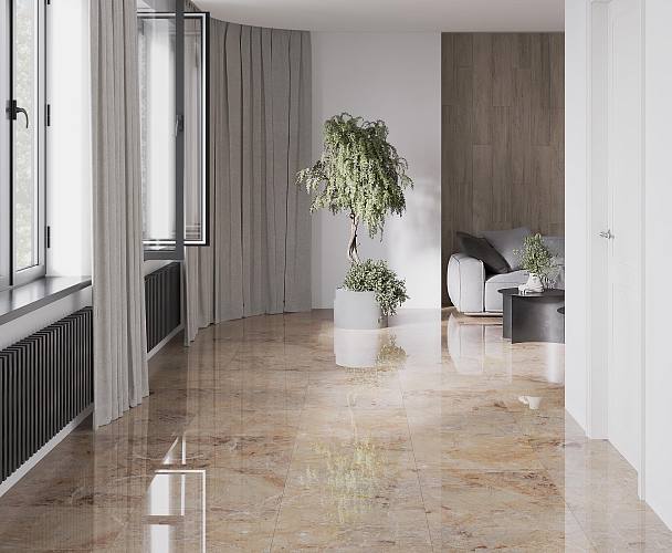 Brecia Antic Brown Керамогранит 60х60 Полированный