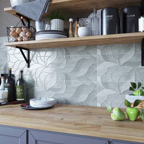 Сидней 2 Плитка настенная серый 25х75