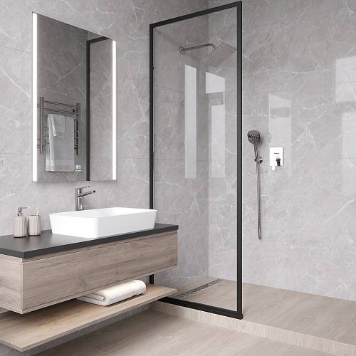 Mramor Chic Silver Керамогранит серый 60х120 Полированный