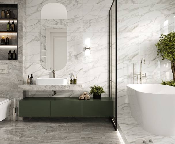 Angel blanco Плитка настенная 48047R 40x80 сатин обрезной