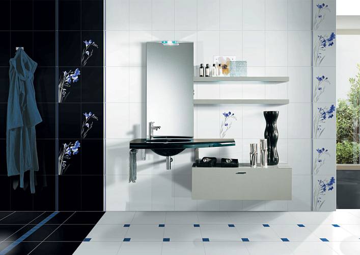 Kwant czarny Декор 25х40
