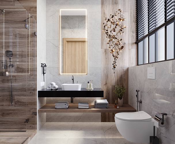 Connect Gris Керамогранит серый SG50002922R 59,5х119,1 полированный