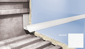 Профиль для плитки CEZAR внутренний 7мм белый