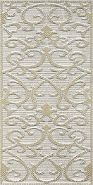 Дежа Вю Голд Вайт Декор Damask (K941991) 30x60
