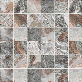 Грэй Мозаика серый 30х30