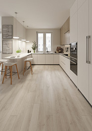 Ламинат AlixFloor City Line Дуб серый прованс 1261х133х12 мм, 33 кл, 4V, (1,342 кв.м.)