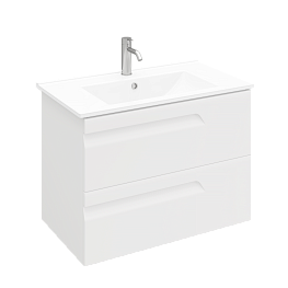 Тумба подвесная ATLAS 80 под умыв-к Creavit Su 80, белый матовый, LA-WCAB-80-122