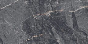 Jerico Nero Керамогранит чёрный 60х120 матовый карвинг