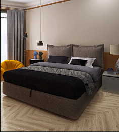 Ламинат Floorwood Palazzo Елка 6122 Лоренца Тиара 601х100х12 мм, 34 кл, 4V, (1,32 кв.м.)